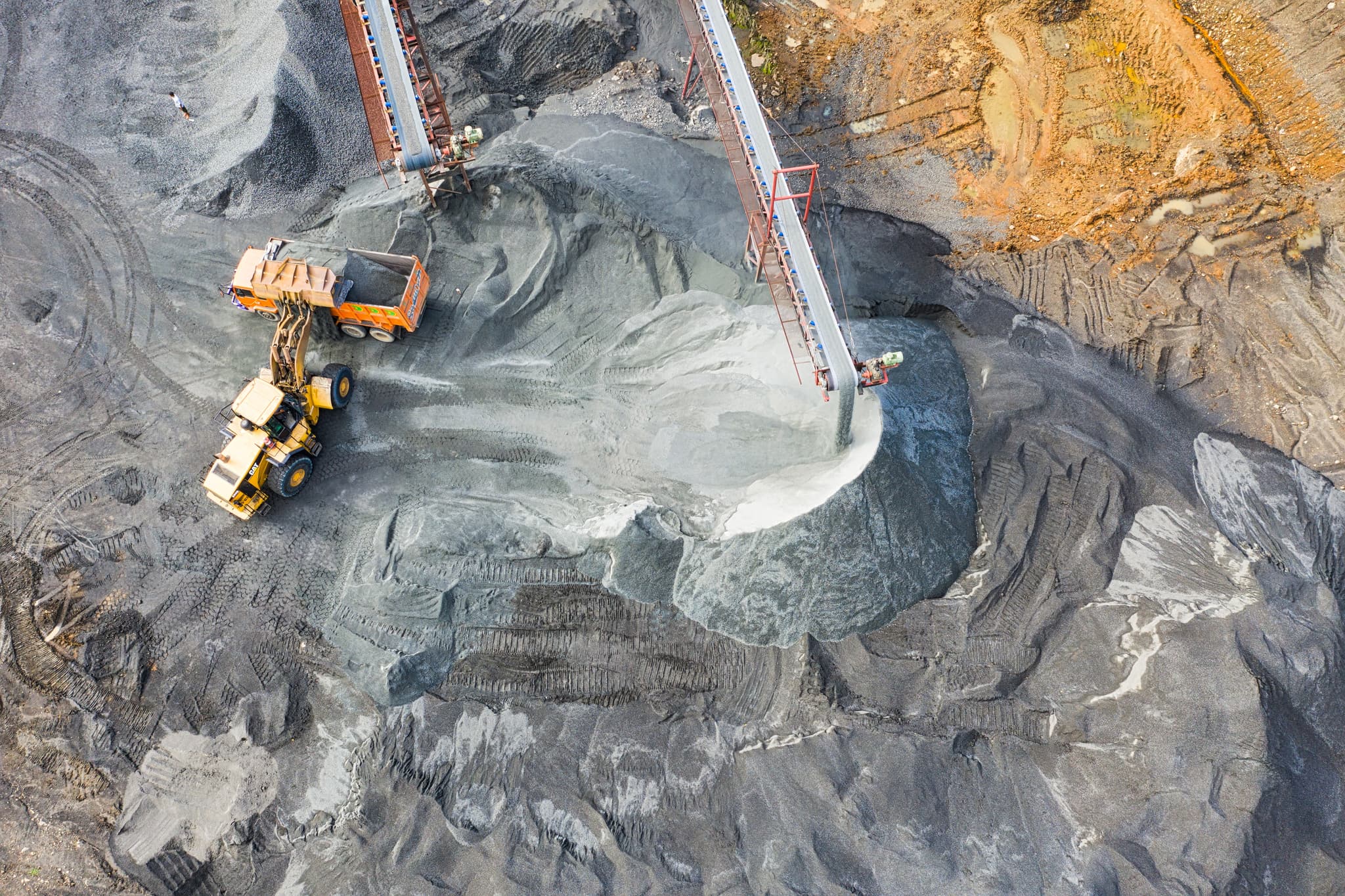 Deforestation caused by industrial mining